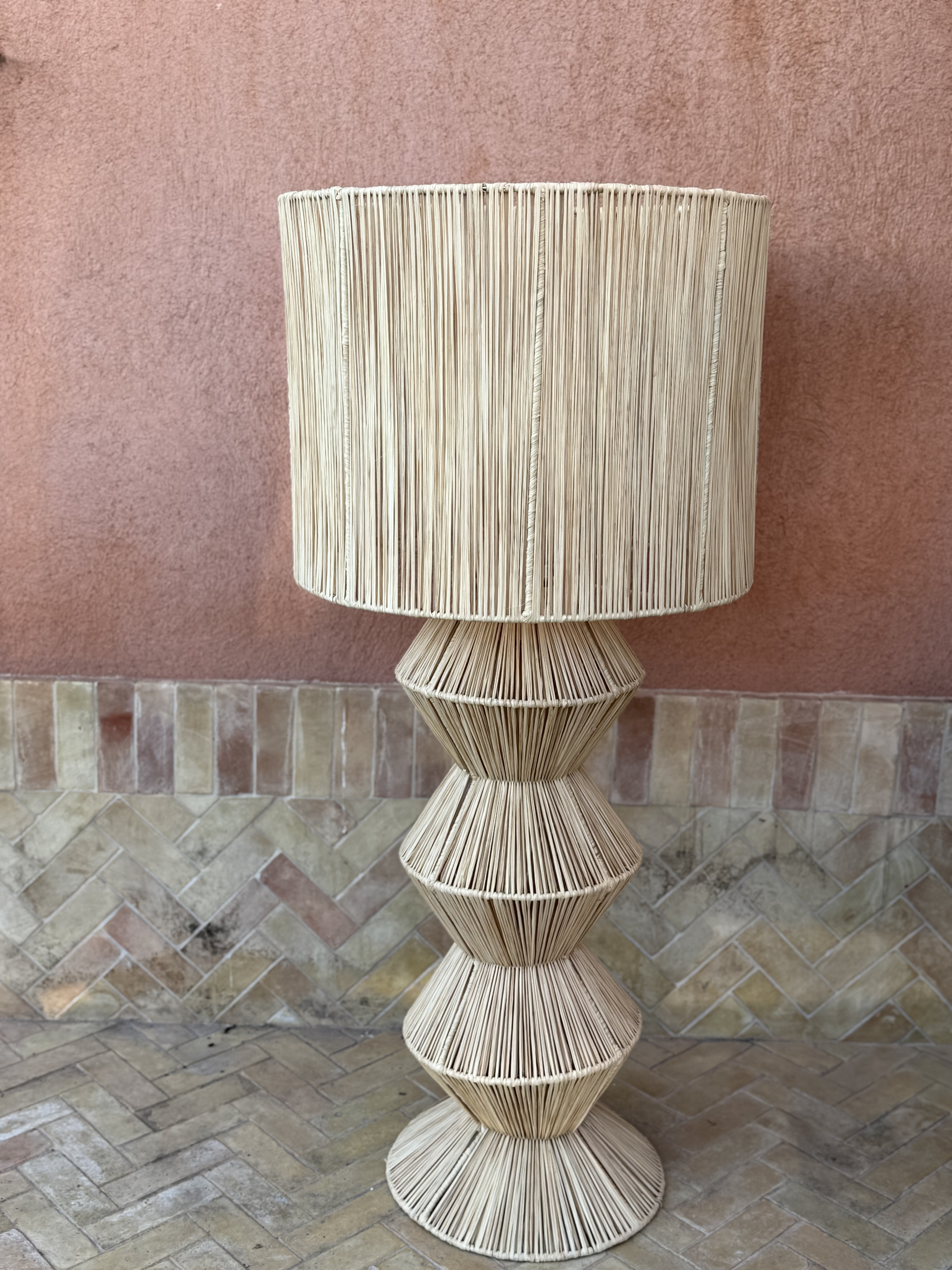 Lampe sur pied accordéon