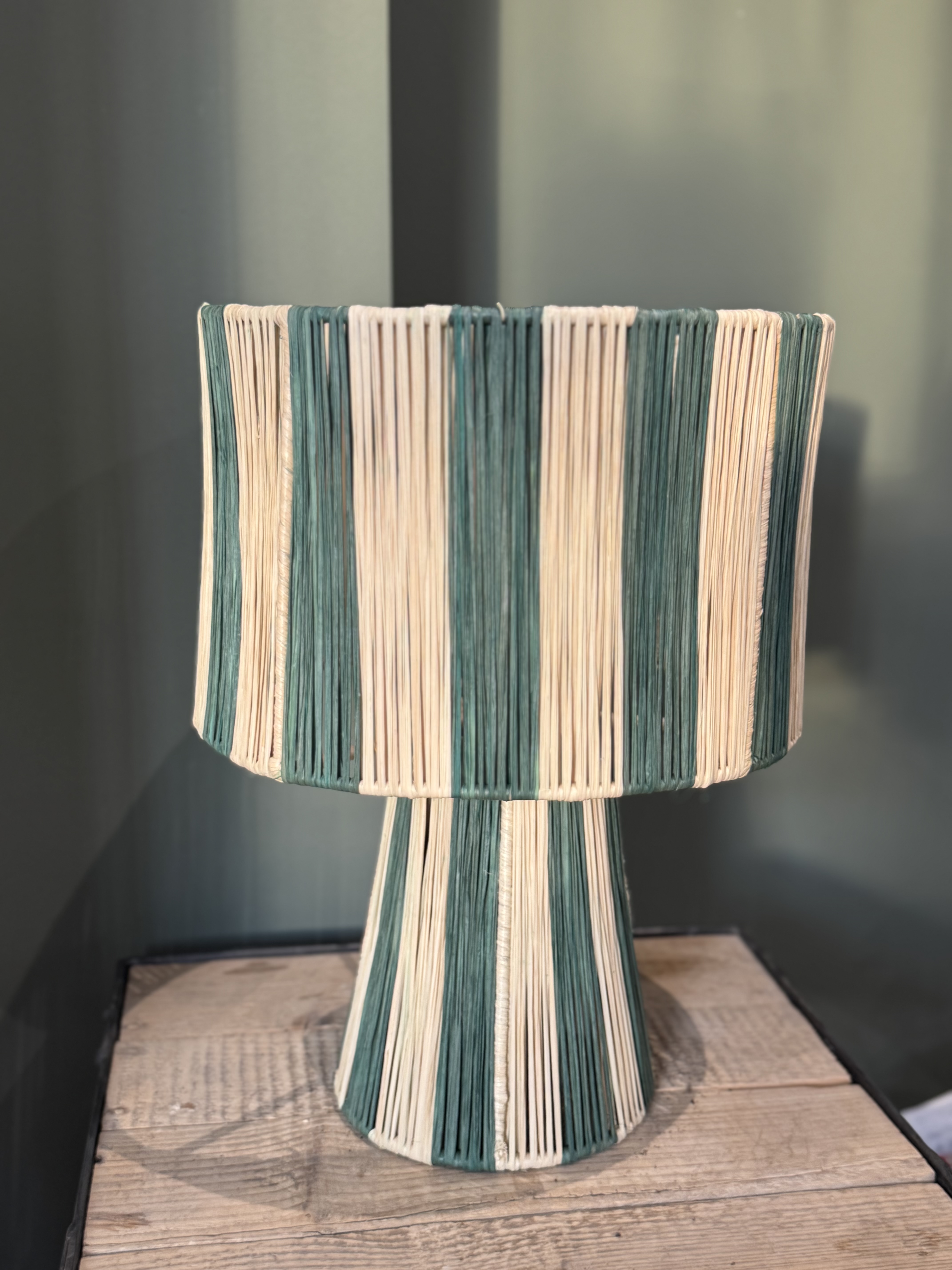 Lampe à poser en Raphia 40 cm