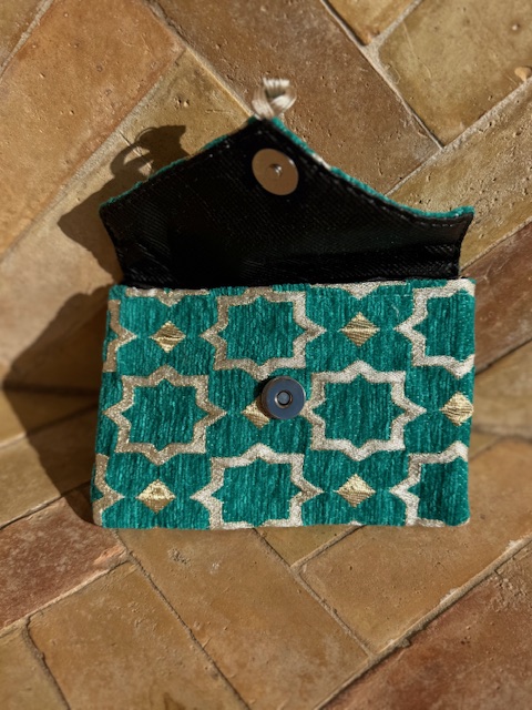 Magnifique pochette portefeuille Zellige