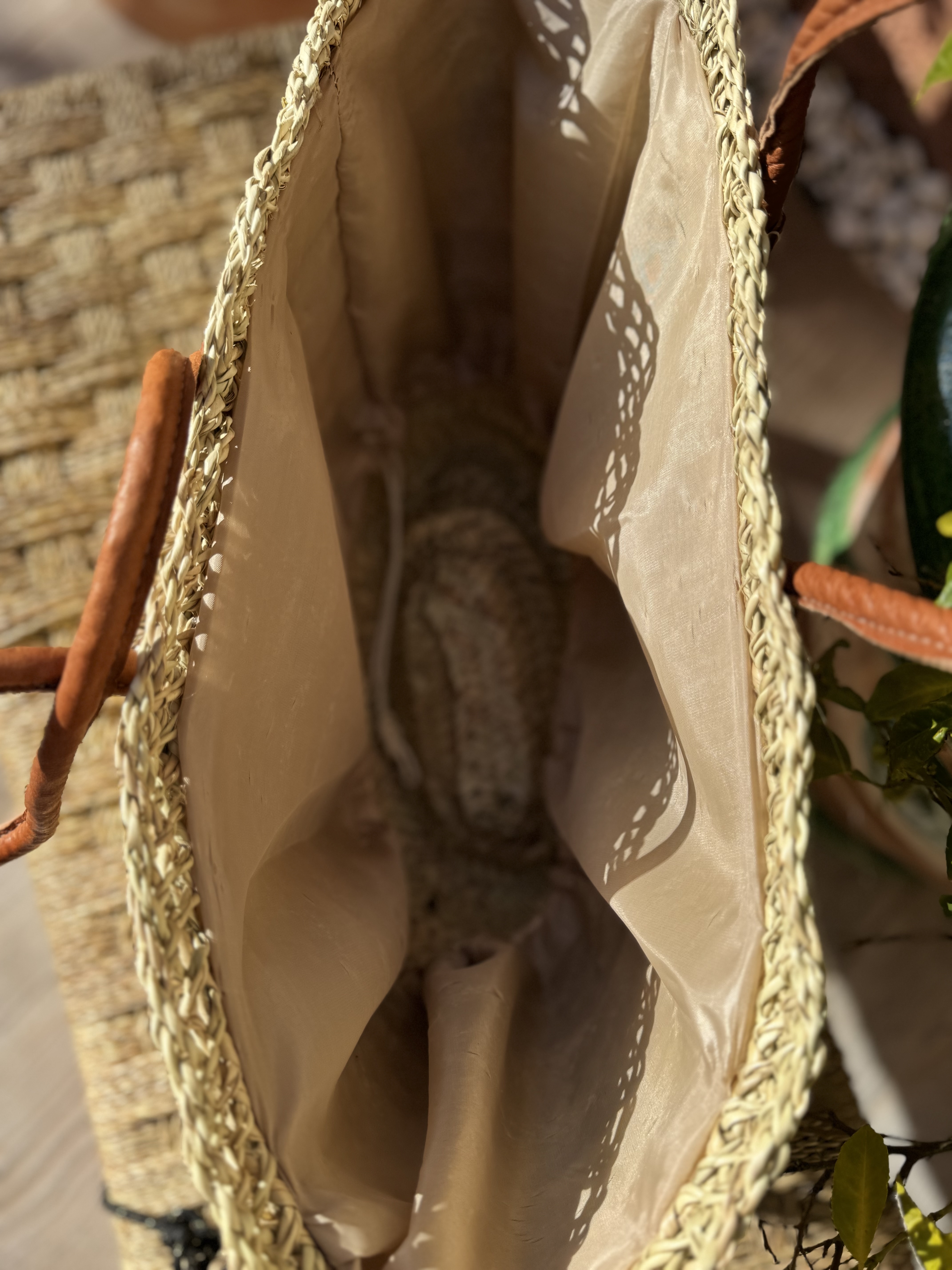 Panier Paillettes Or