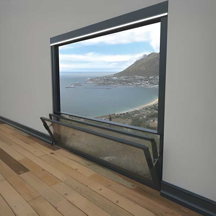 AluView - Guillotine Glass (Custom Size Production)