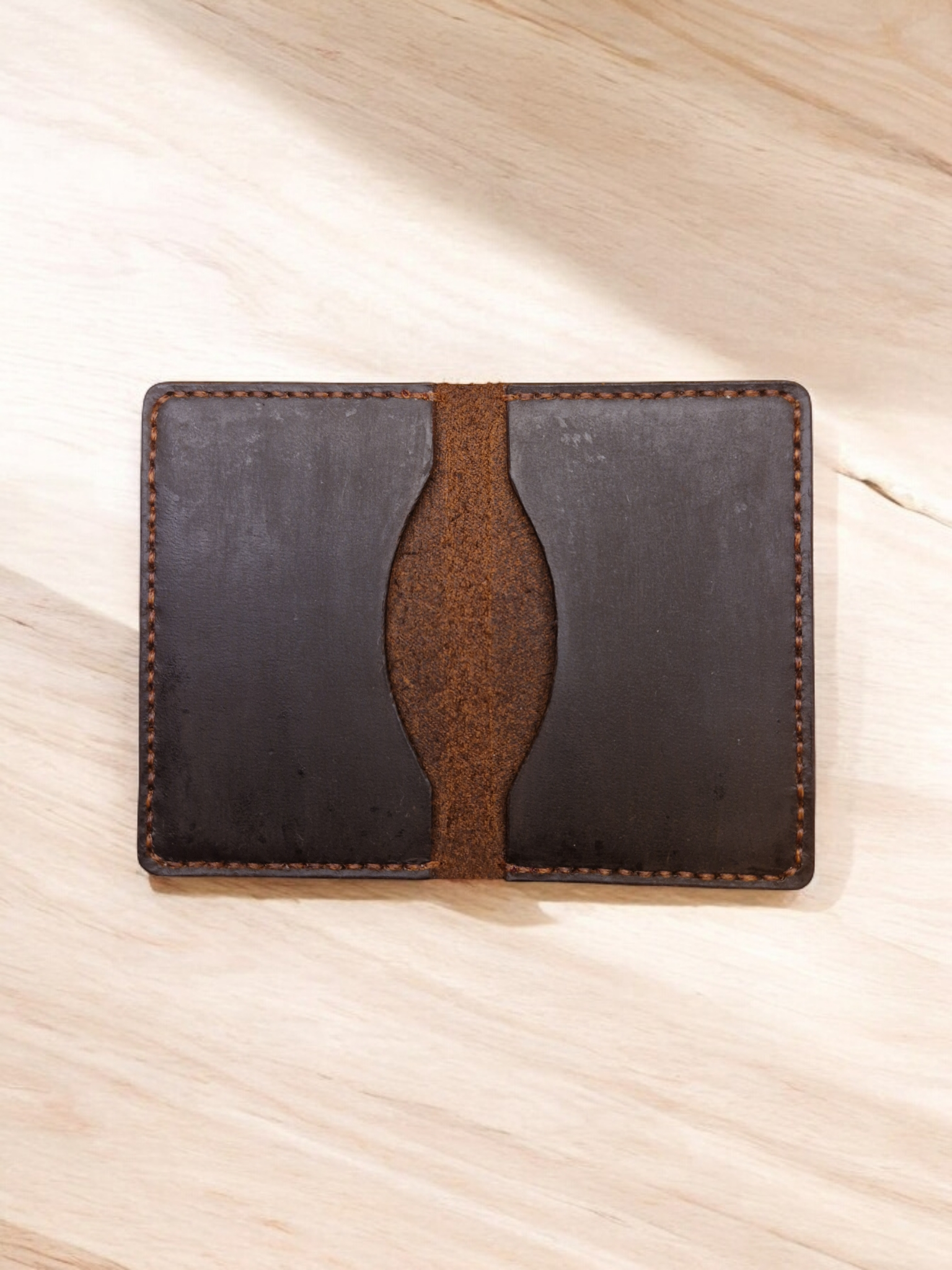 Crazy Horse Leather Card Holder