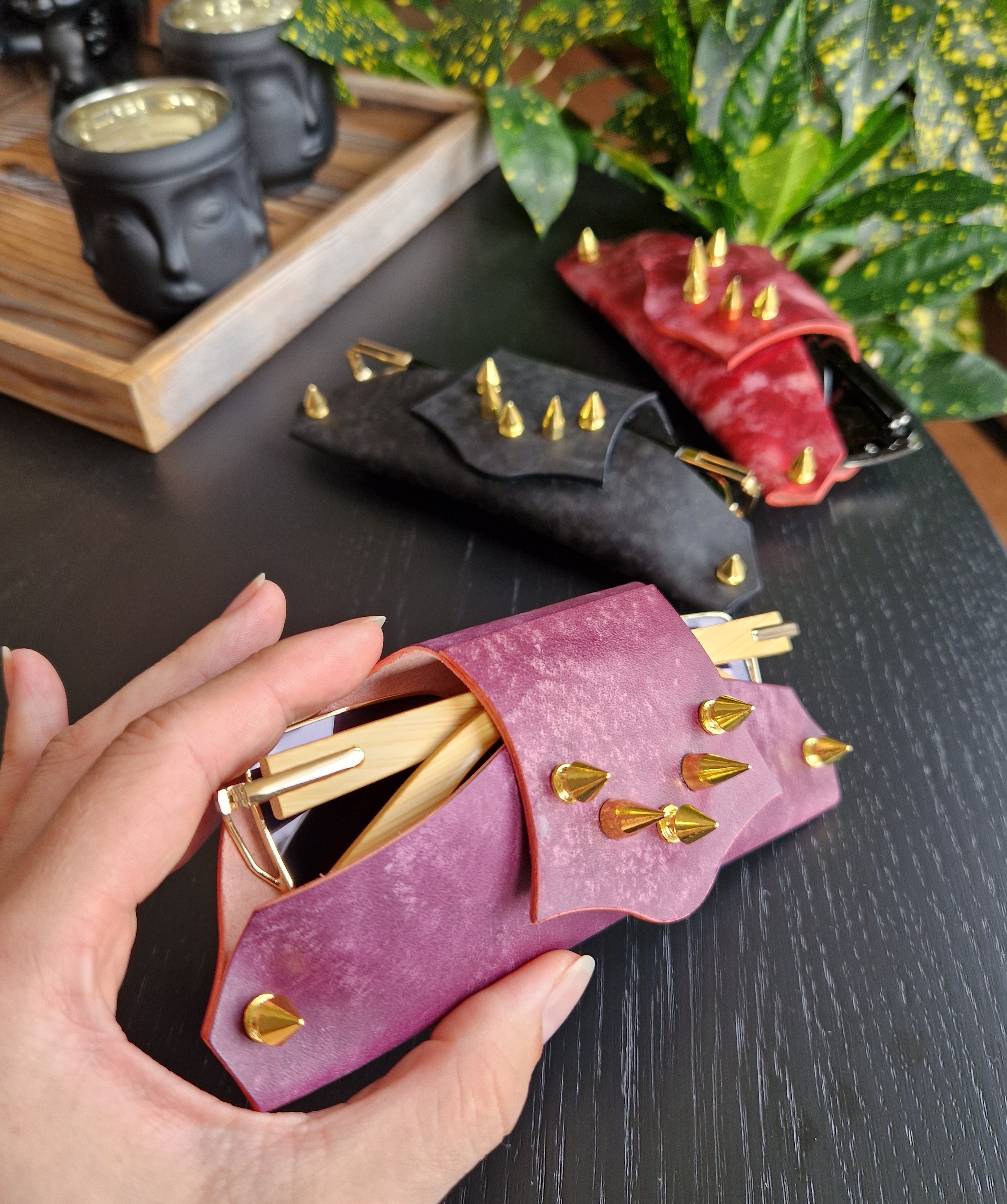 Spike Sunglasses Case