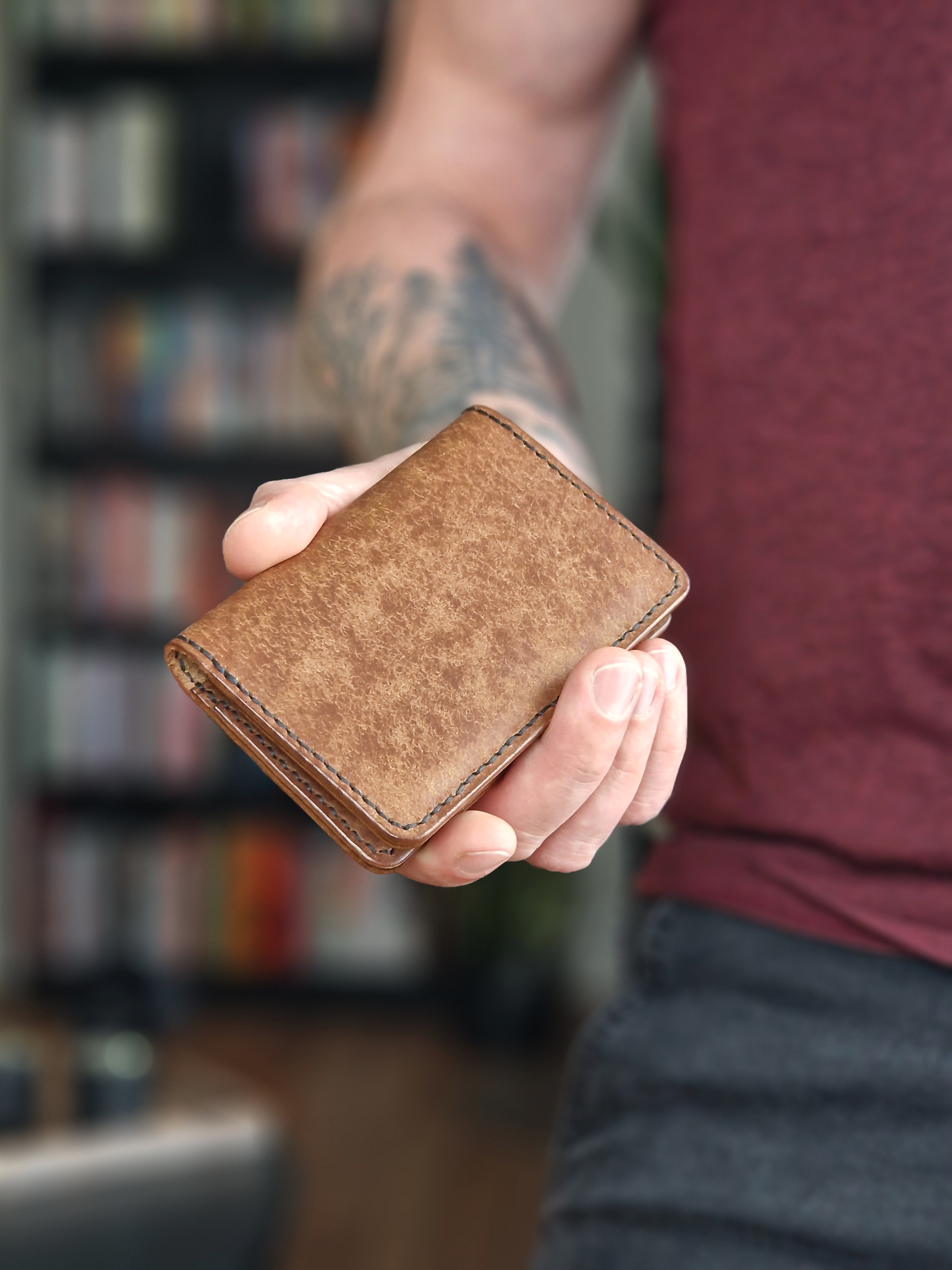 Folded Wallet With Clasp