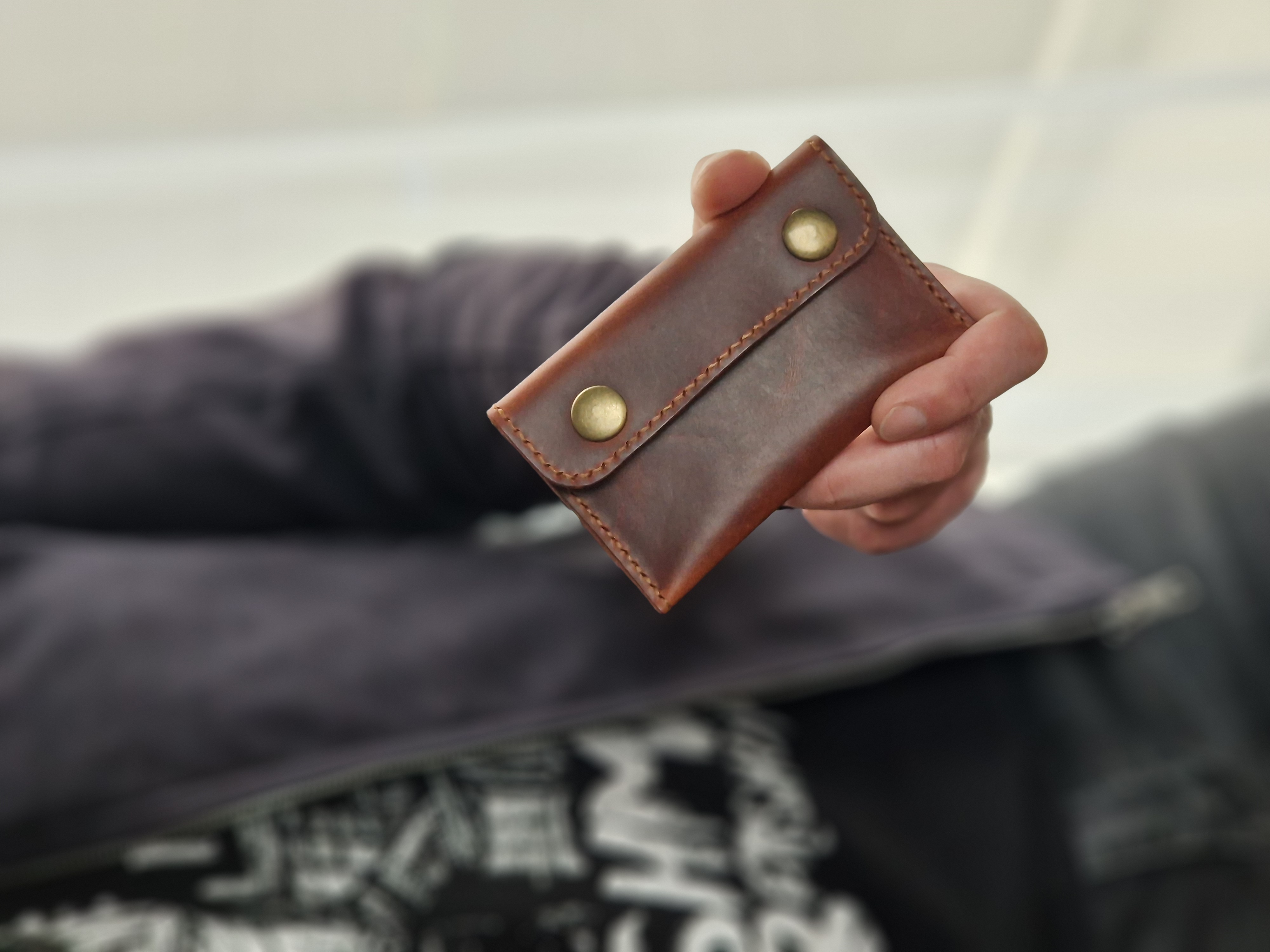 Minimalist Double Clasp Wallet