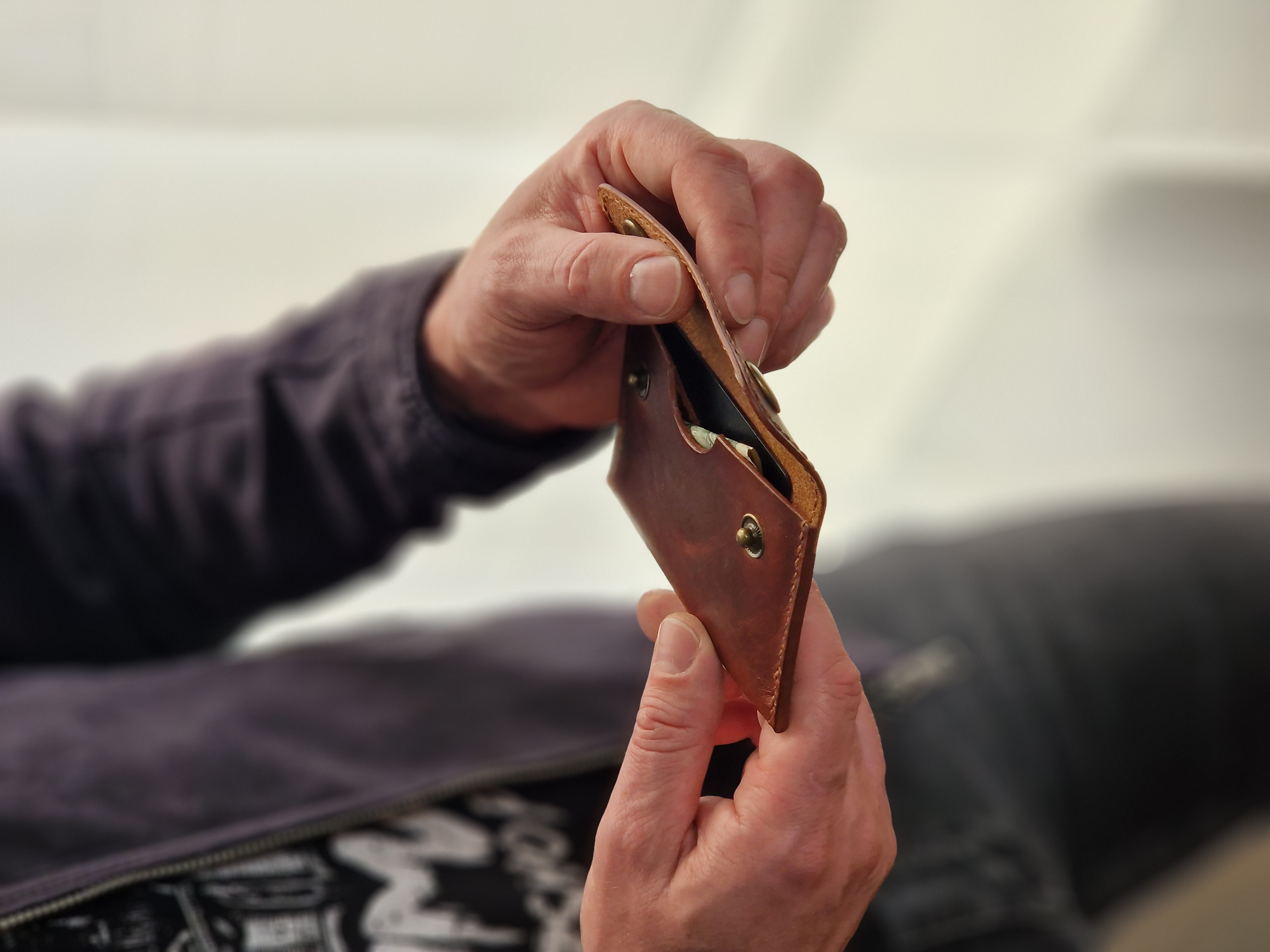 Minimalist Double Clasp Wallet