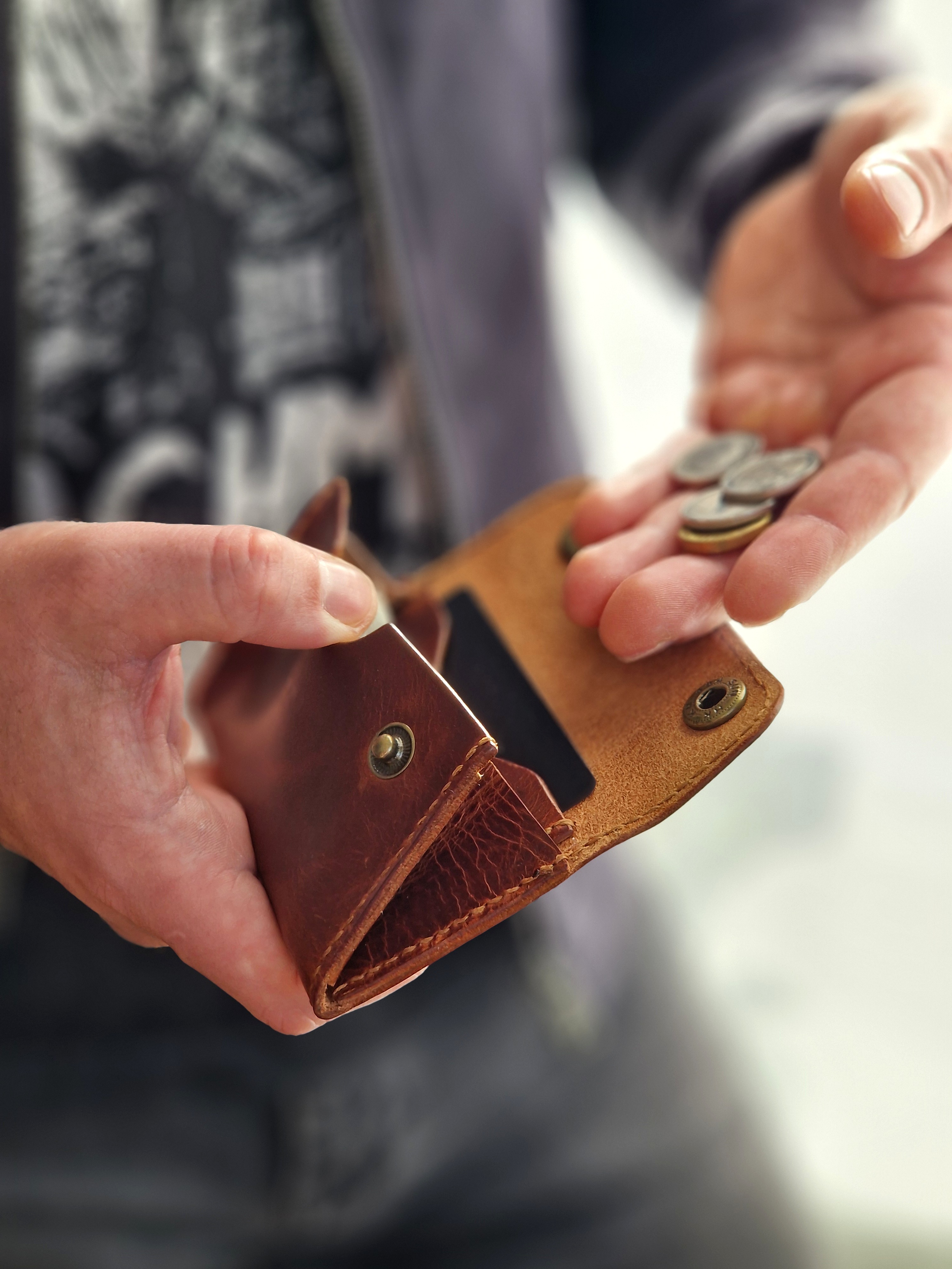 Minimalist Double Clasp Wallet