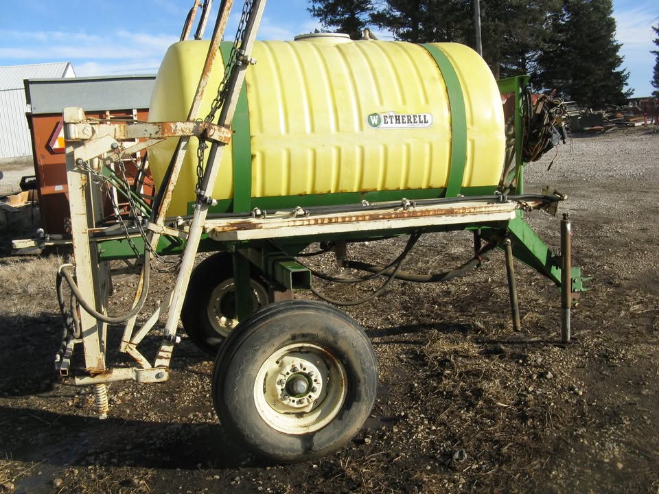 Wetherell 400 gallon sprayer 