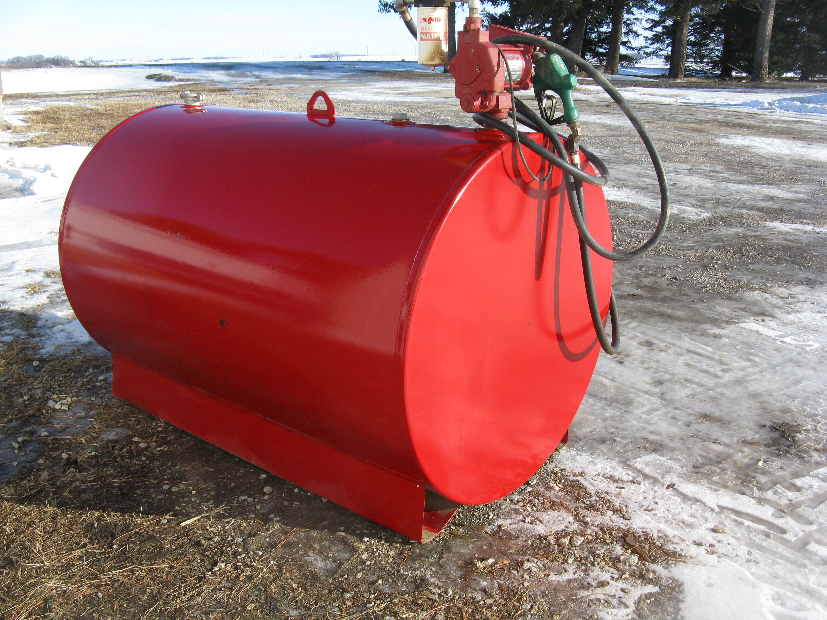 500 gallon fuel barrel
