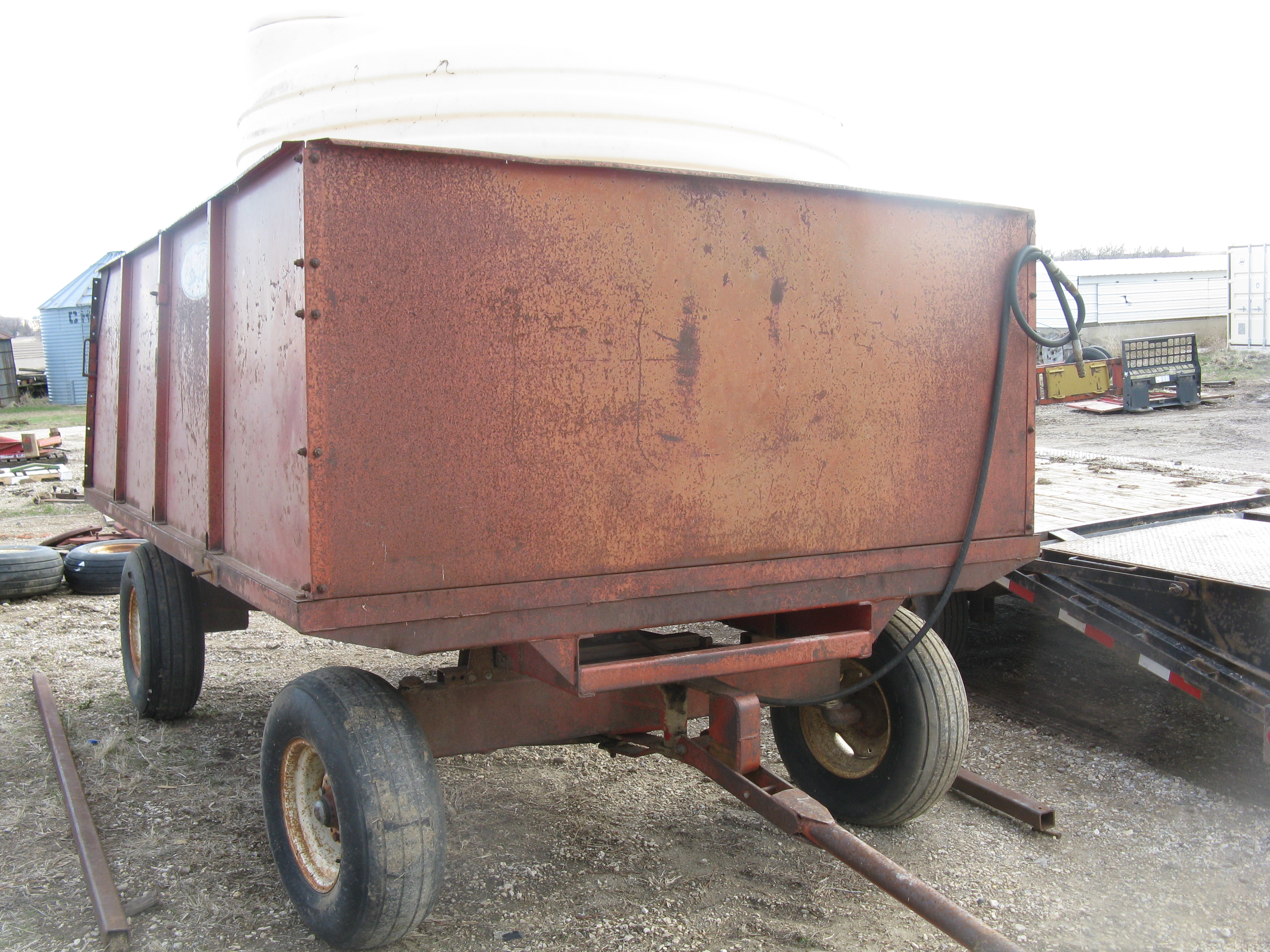 Stanhoist barge wagon with water tank and pump