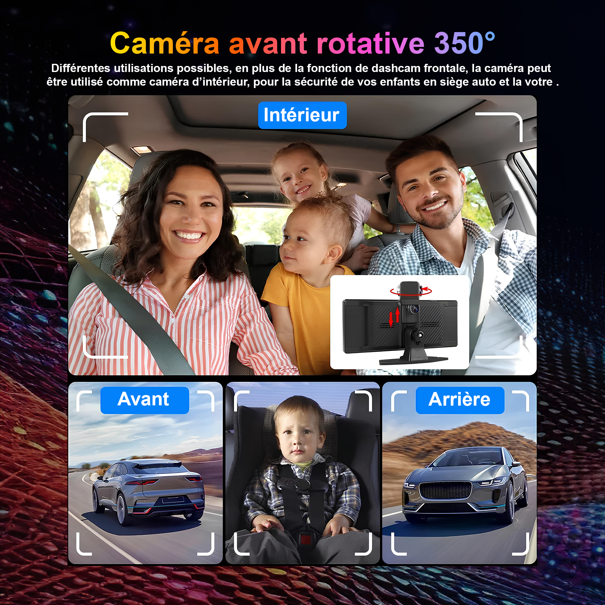 Écran Intelligent 4K Carplay CarBynevo D4