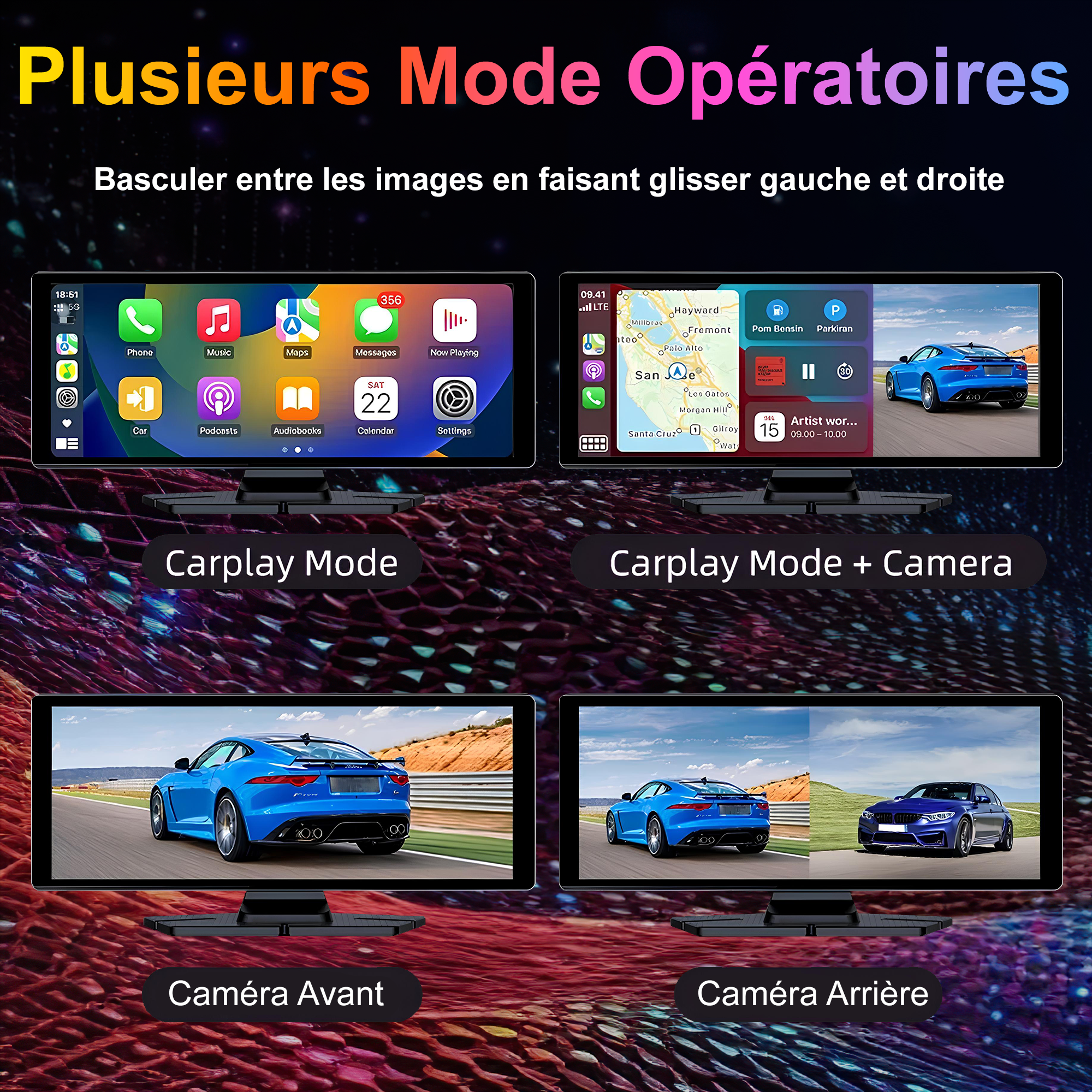 Écran Intelligent 4K Carplay CarBynevo D4