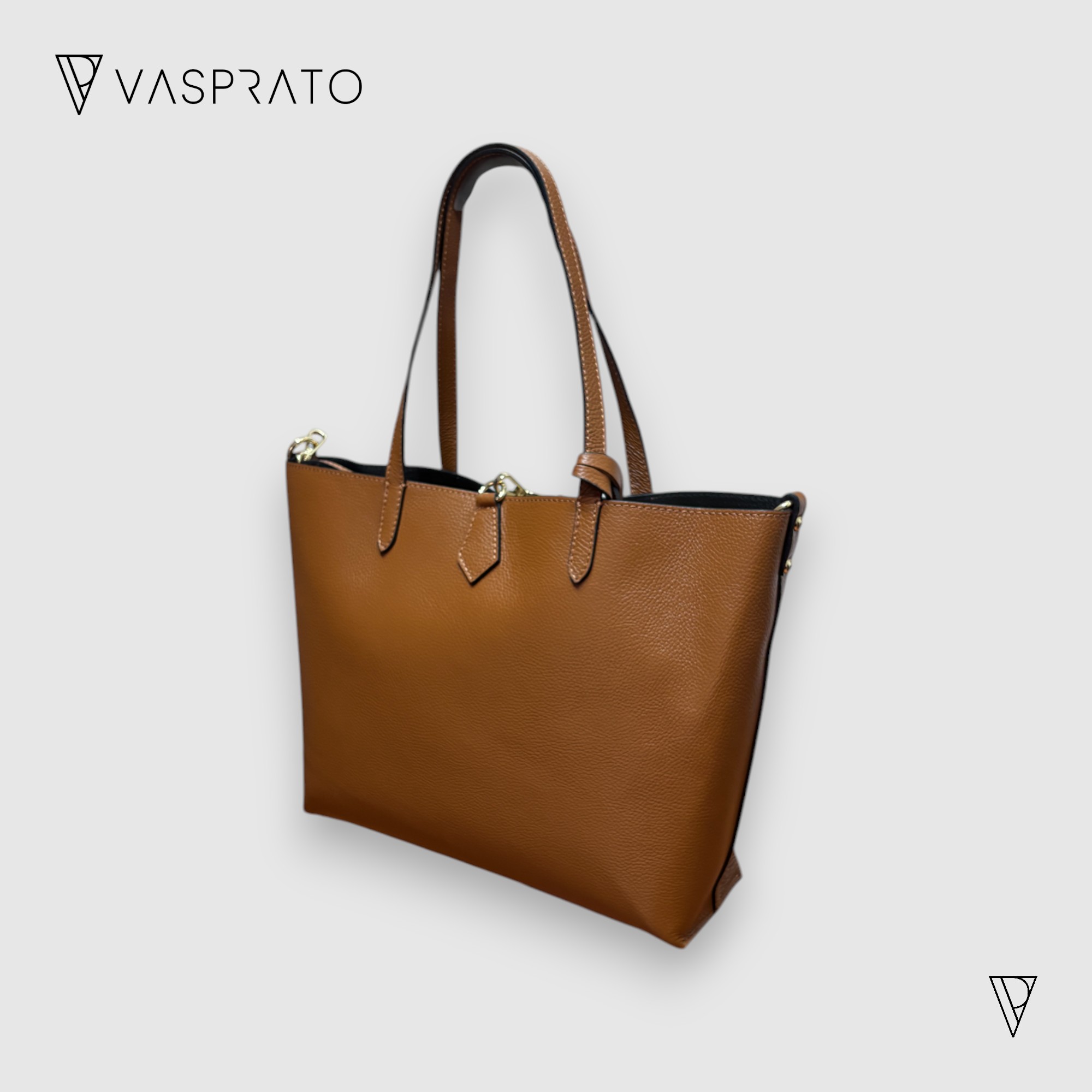 Bolso tote de piel auténtica para mujer - elegante y sofisticado | Vasprato