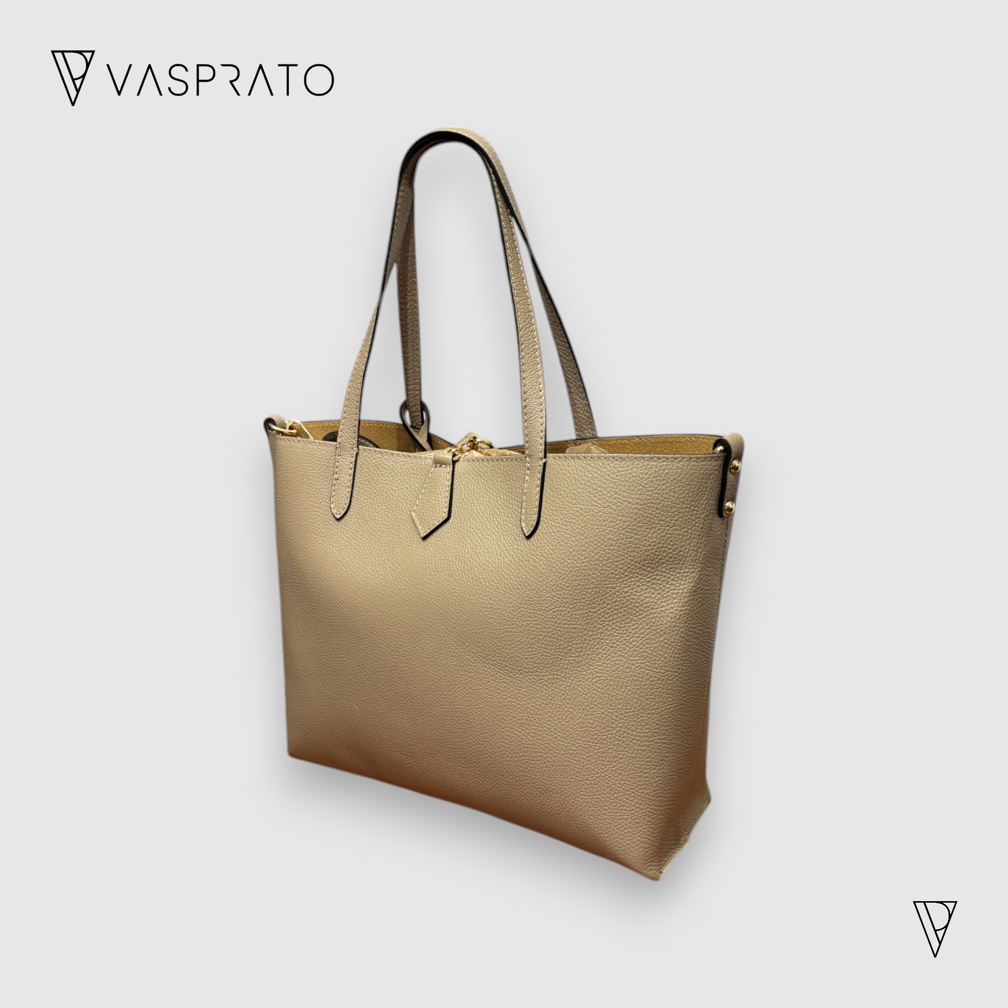Bolso tote de piel auténtica para mujer - elegante y sofisticado | Vasprato