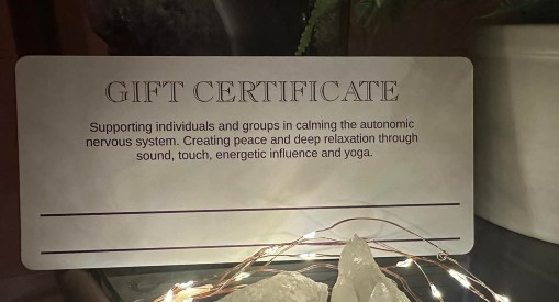 Gift Certificate 