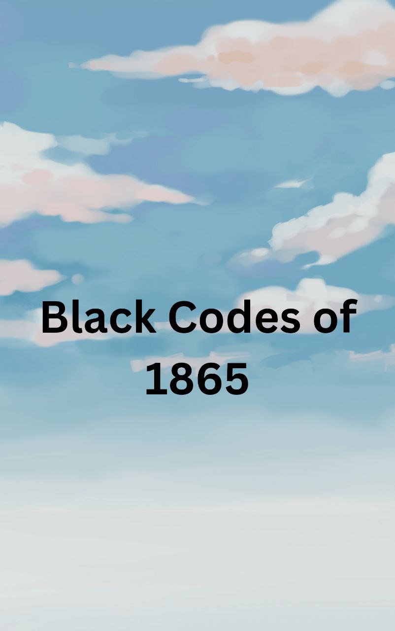 Black Codes of 1865