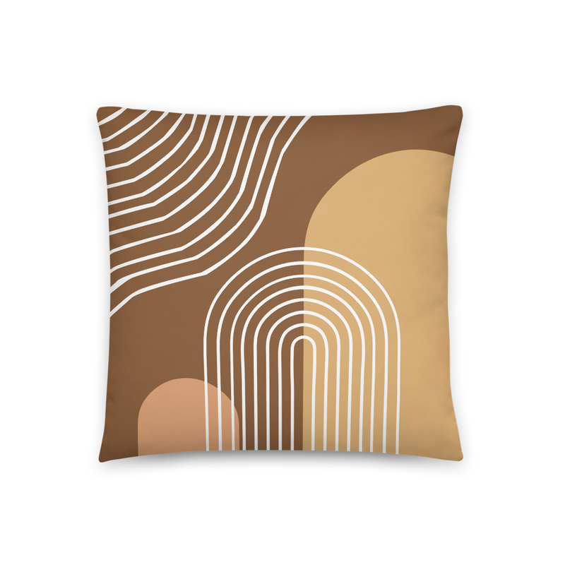 Modern Geometric Throw Pillow 18' x18"