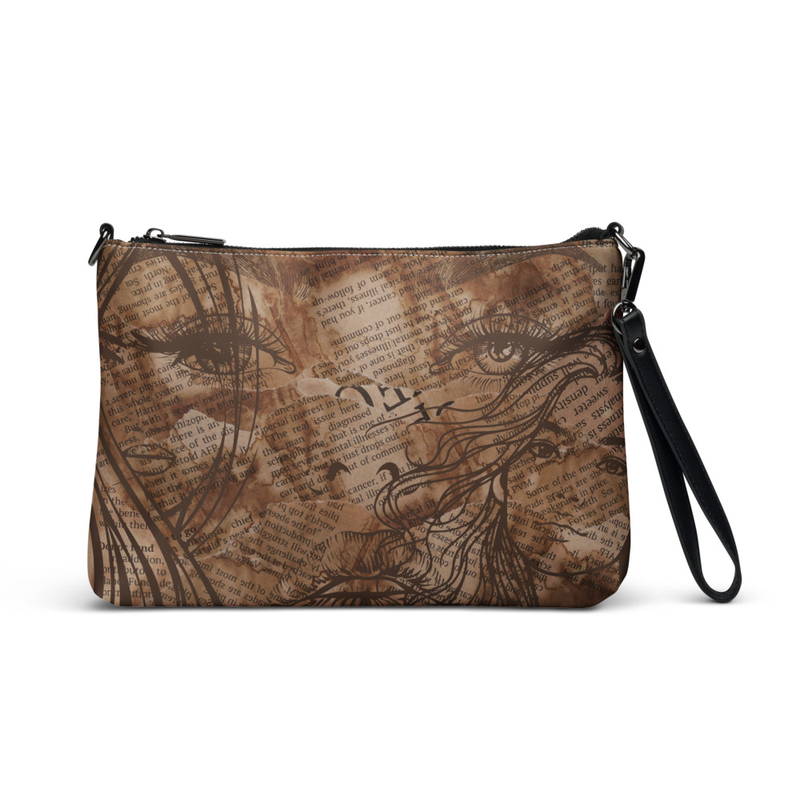 Vintage Art Clutch Cross Body Bag