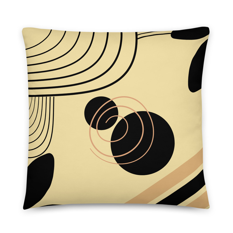 Abstract Pattern Throw Pillow 22" x 22"