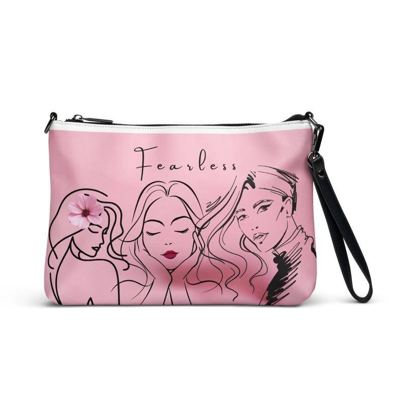 Fearless Illustrated Crossbody Bag