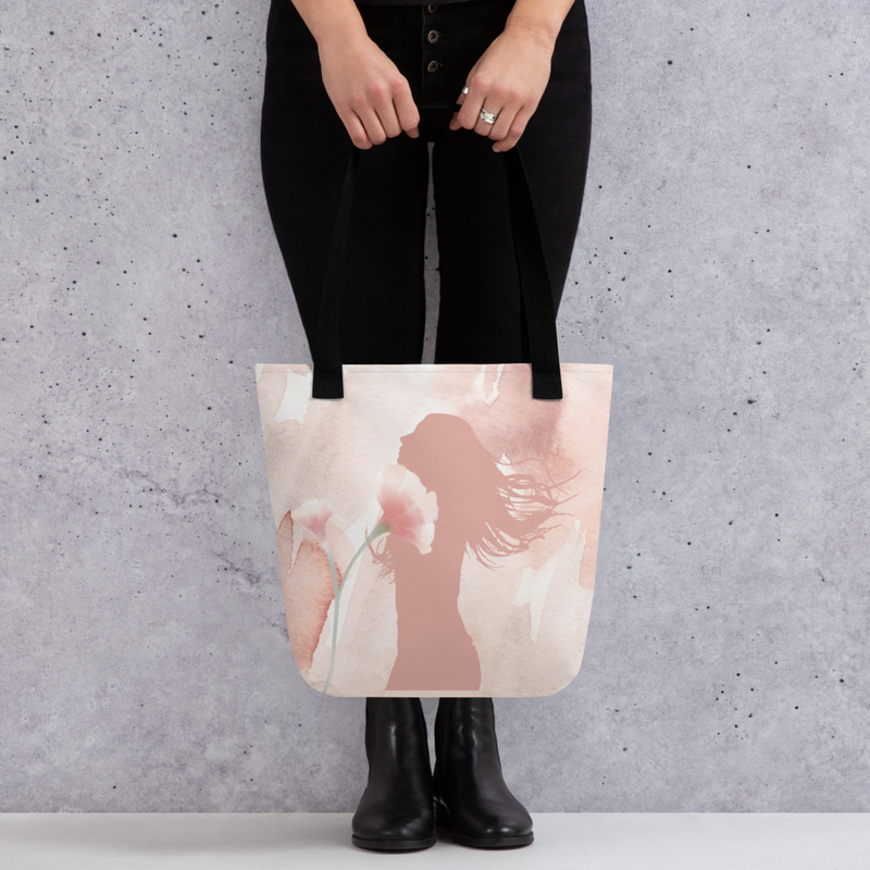Artistic Silhouette Tote Bag