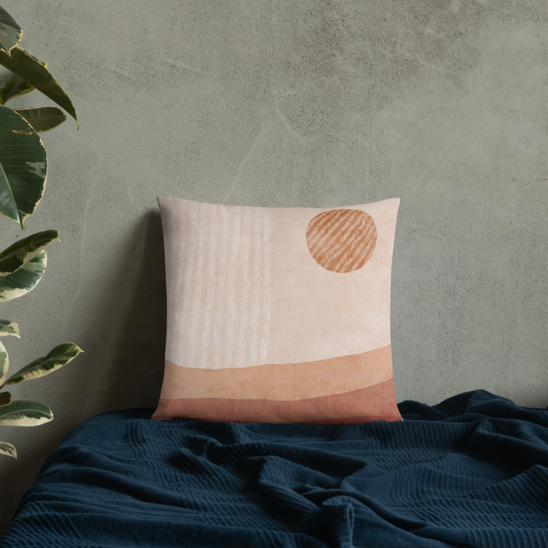 Modern Abstract Throw Pillow