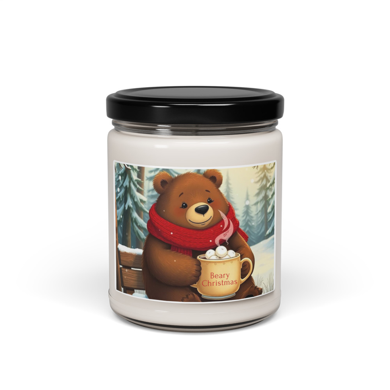 Beary Christmas Scented Soy Candle