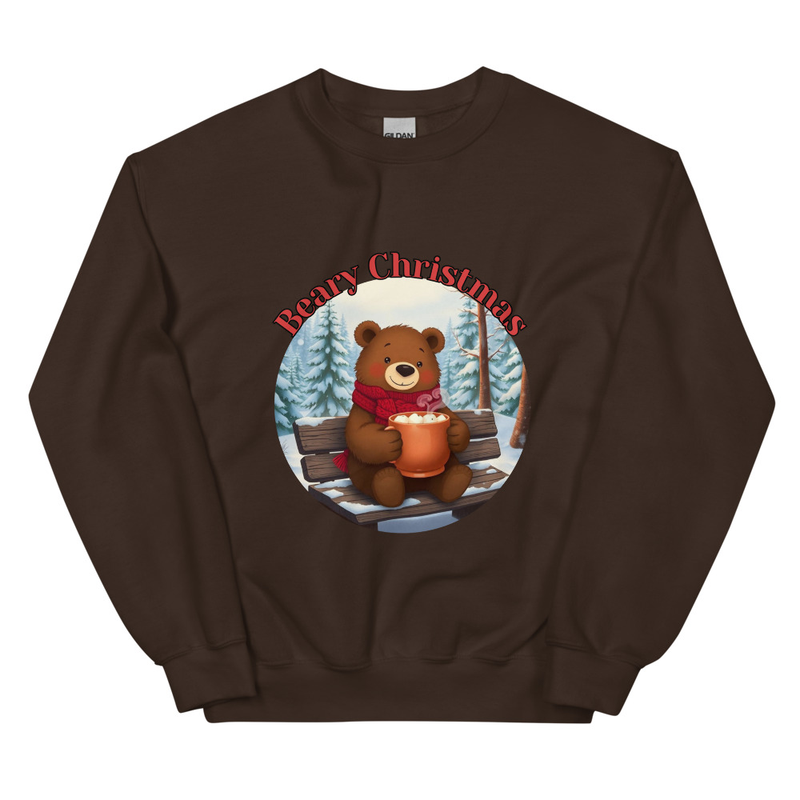 Beary Christmas - Cozy Bear Hot Cocoa Sweatshirt