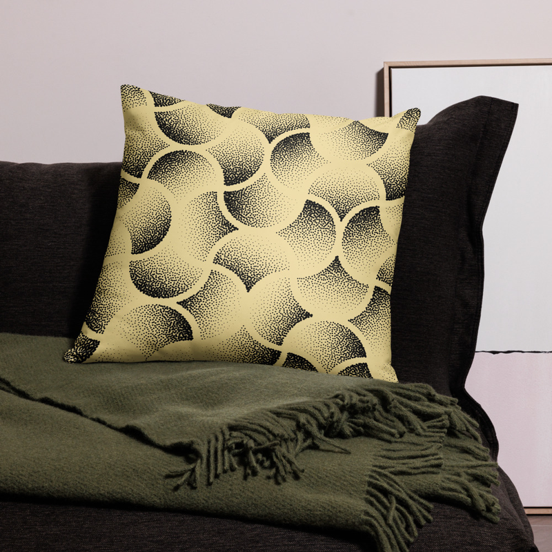 Geometric Pattern Throw Pillow 22" x 22"