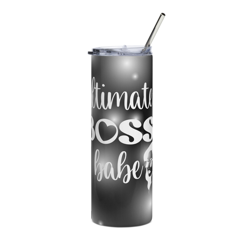 Ultimate Boss Babe Sparkle Tumbler - Stainless Steel 20oz