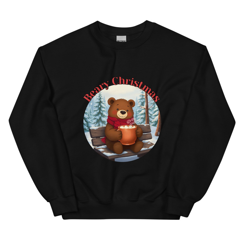 Beary Christmas - Cozy Bear Hot Cocoa Sweatshirt