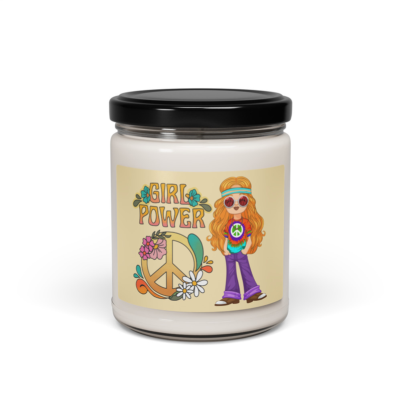 Girl Power Hippie Scented Soy Candle