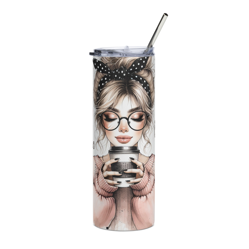"Coffee Love" Tumbler - Stainless Steel 20oz