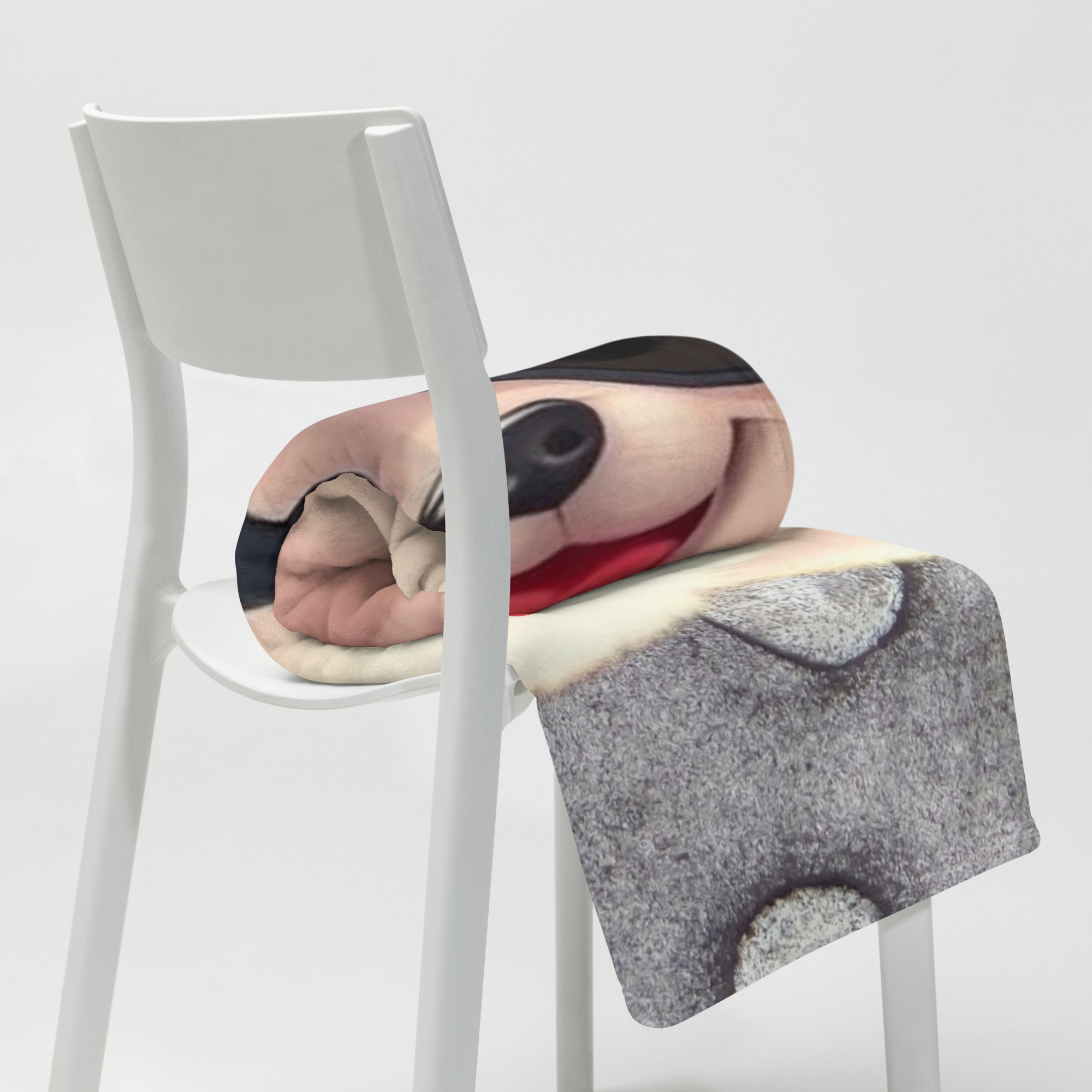 Just Chillin’ Dog - Vertical 50" x 60" Throw Blanket