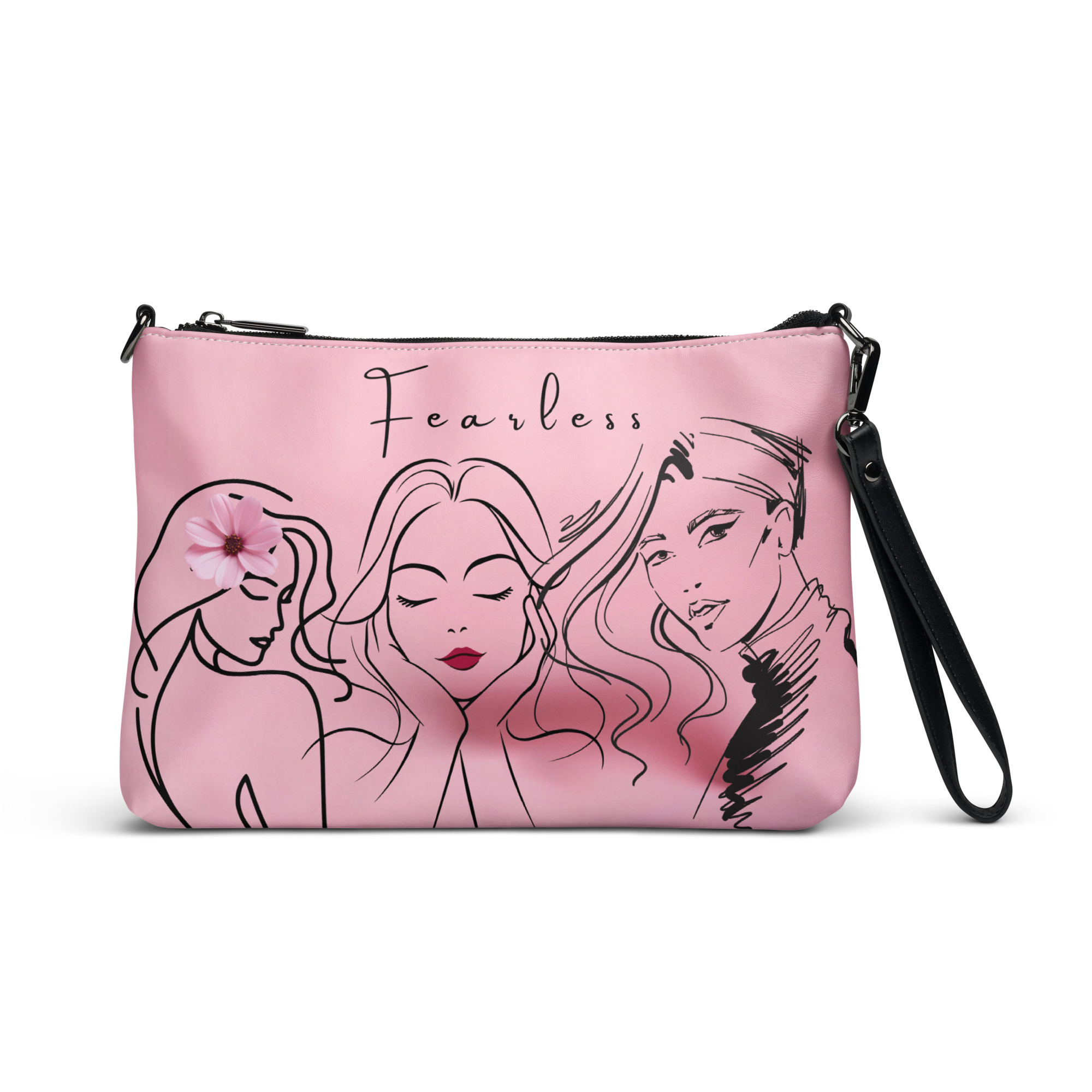 Fearless Illustrated Crossbody Bag