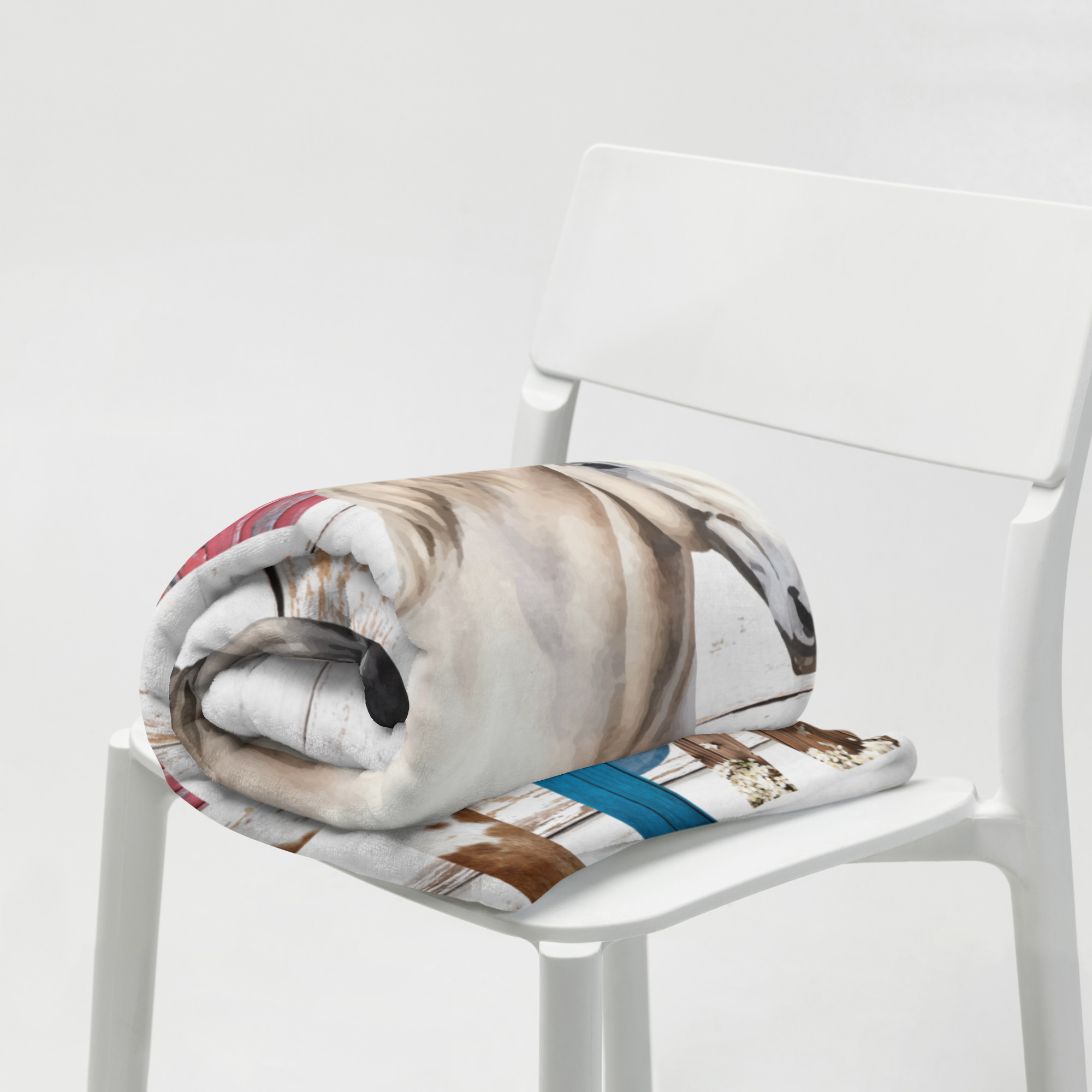 Wild & Free Horse 50"x 60" Throw Blanket 