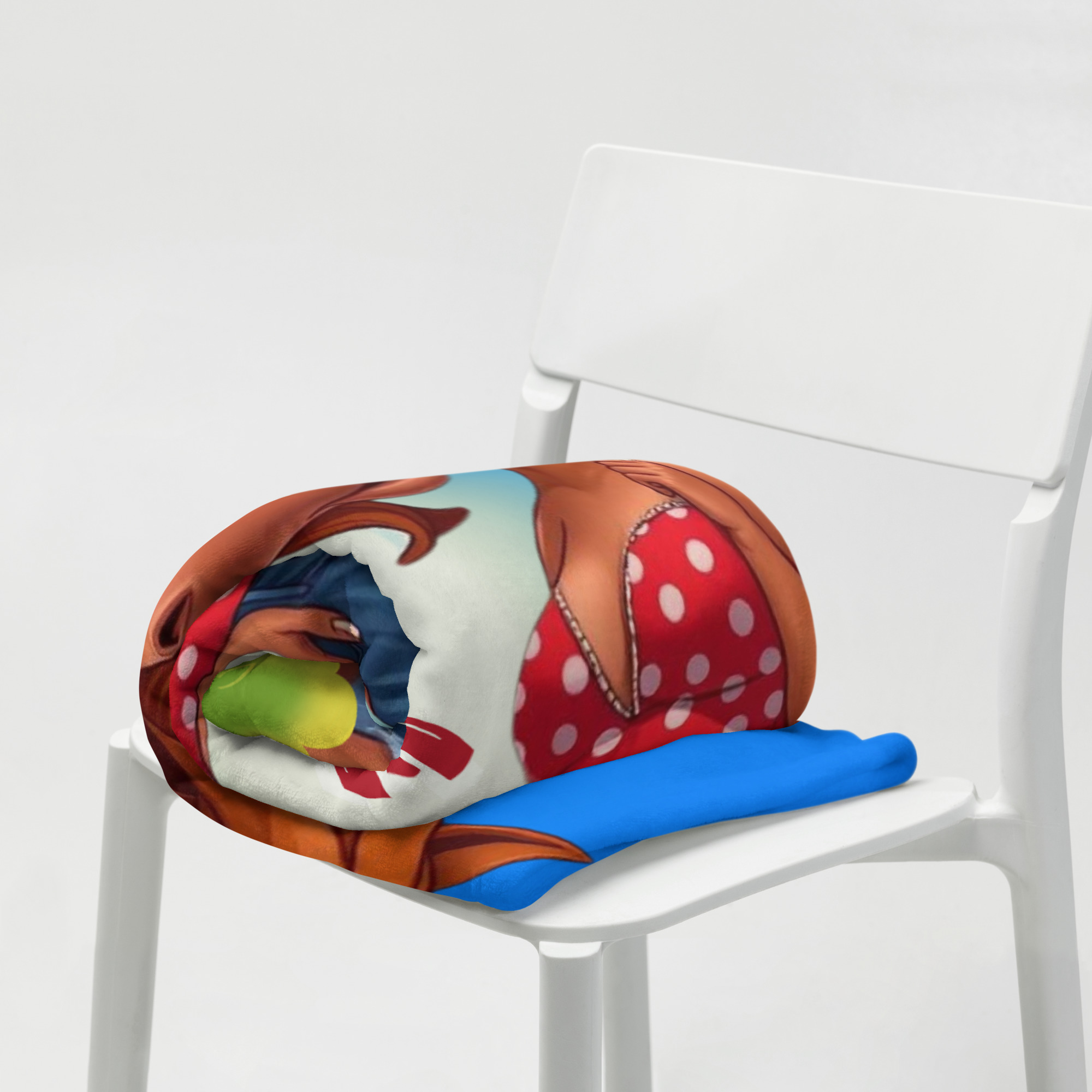 Candy Apple Girl 50" x 60" Throw Blanket