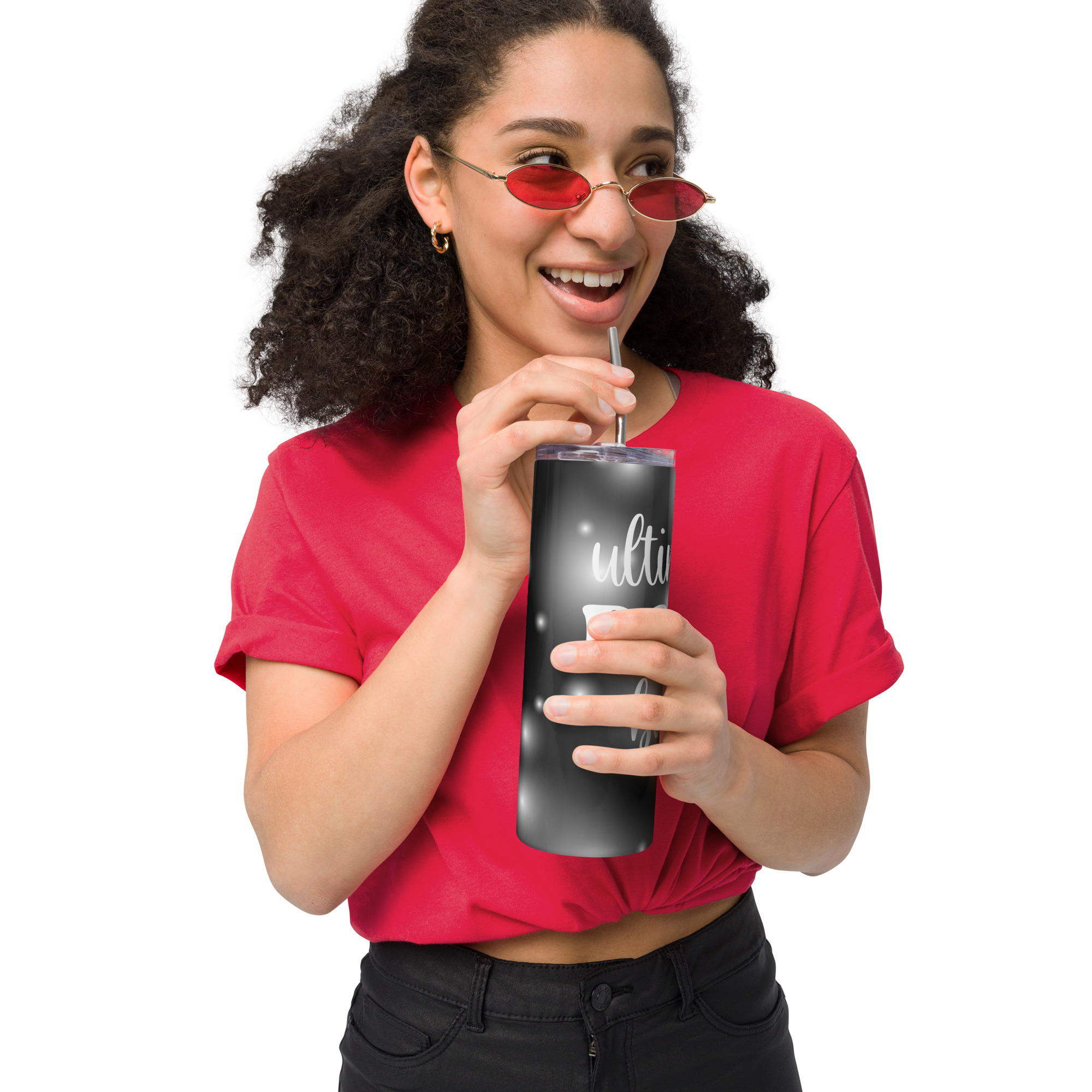 Ultimate Boss Babe Sparkle Tumbler - Stainless Steel 20oz