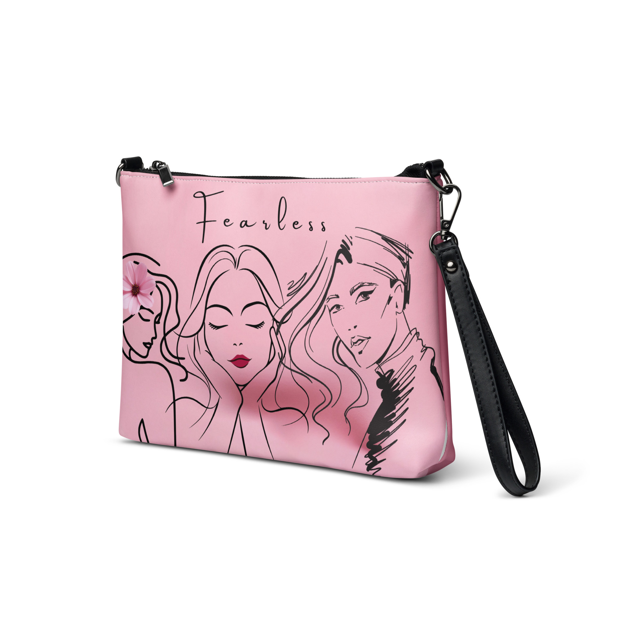Fearless Illustrated Crossbody Bag