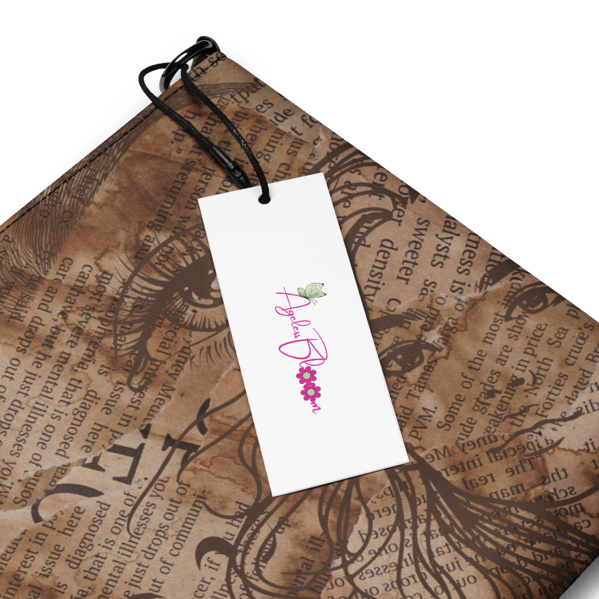 Vintage Art Clutch Cross Body Bag