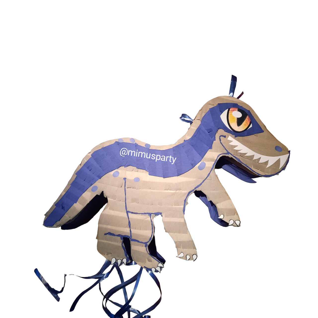 Grey Dinosaur Piñata