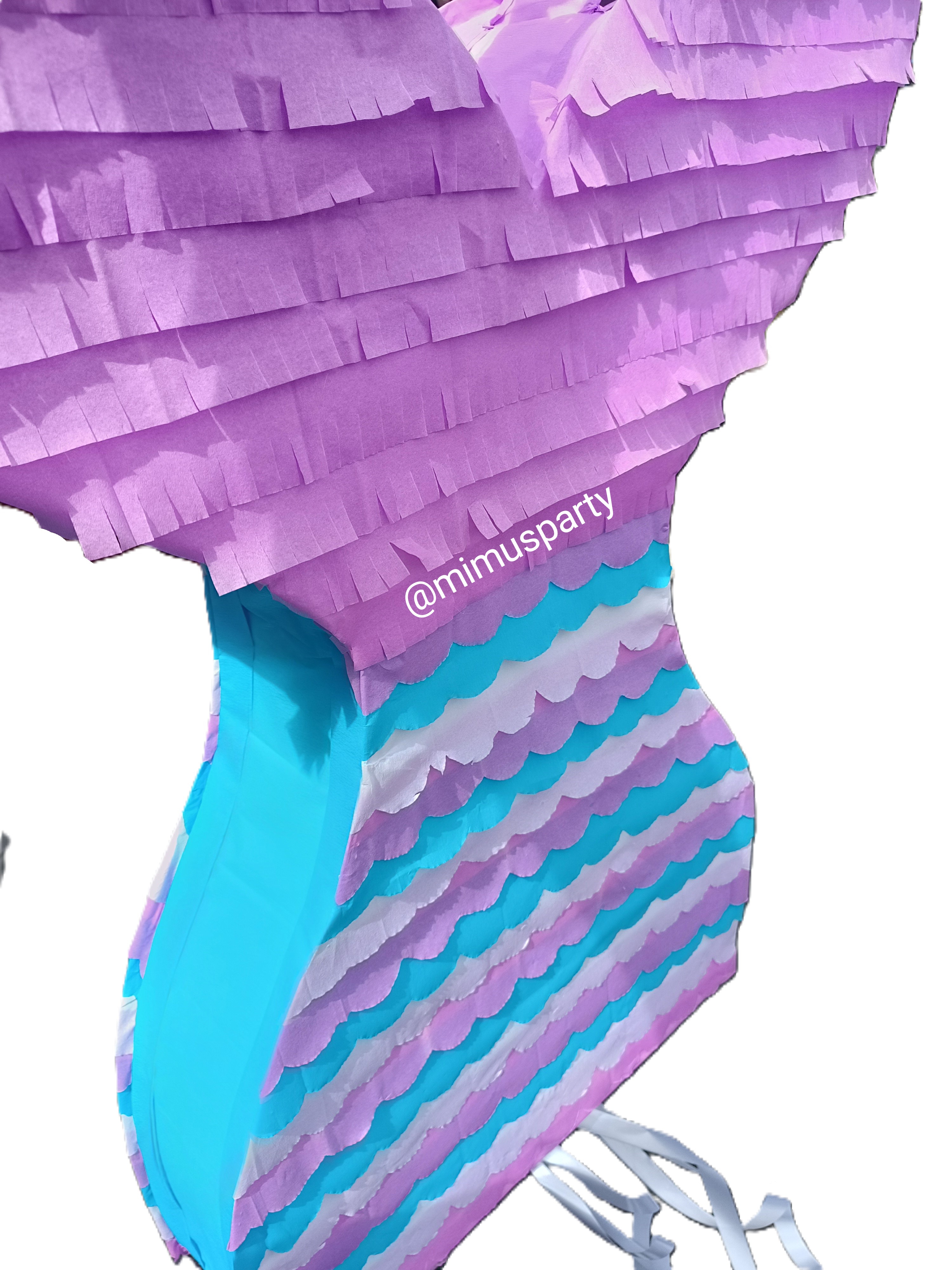 Blue and Puple Mermaid Tail Piñata