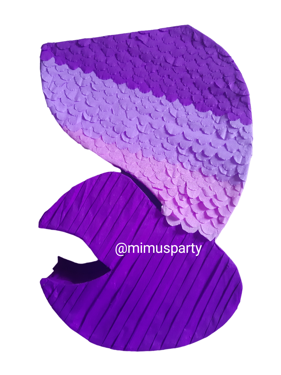 Purple Mermaid Tail Piñata