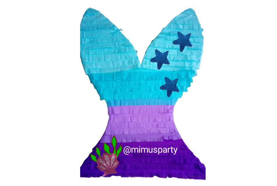 Starfish Mermaid Tail Piñata