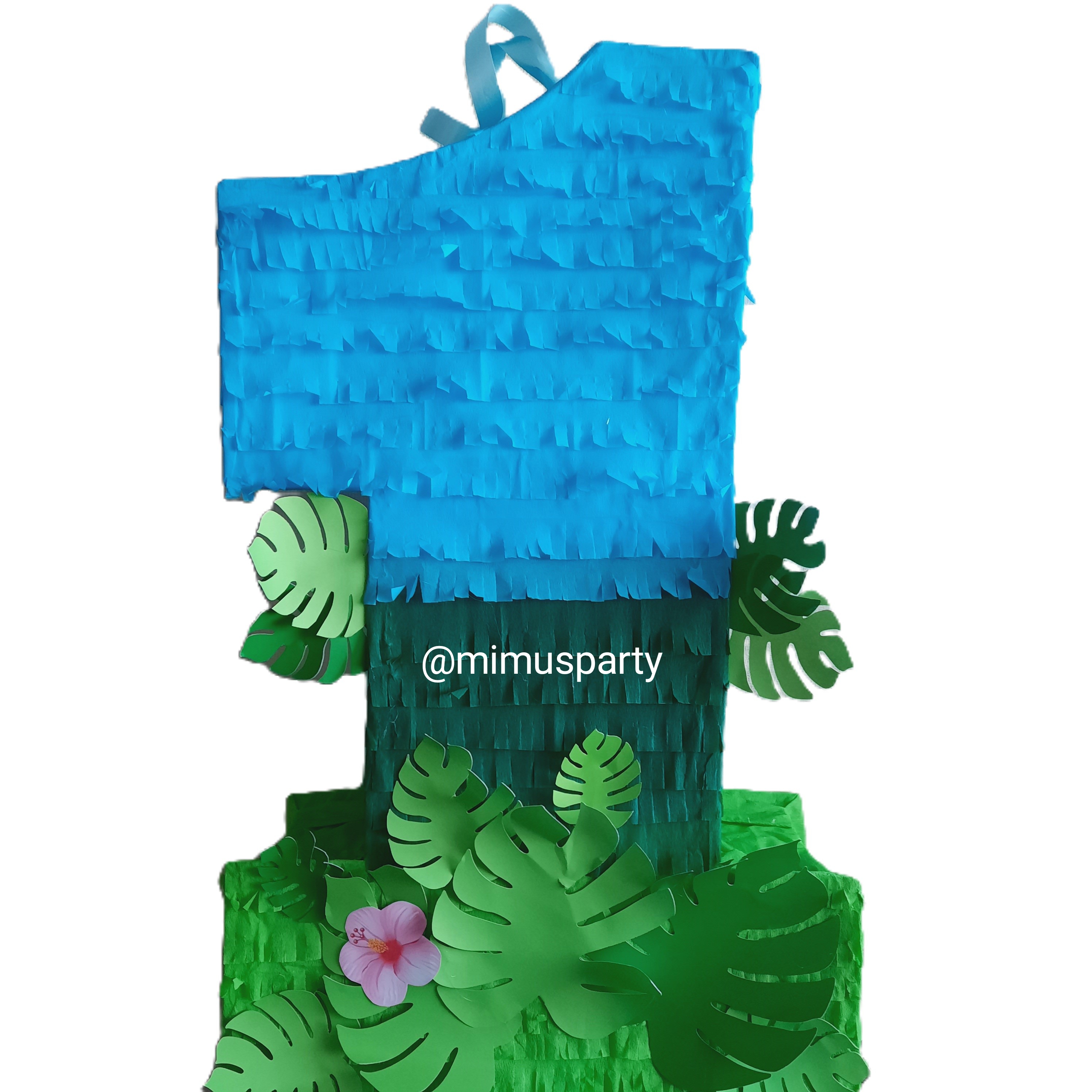 Tropical-themed Number Piñata