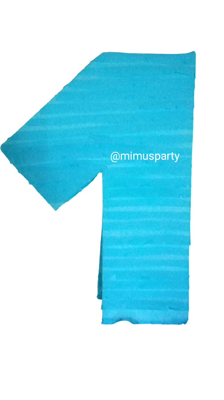 Simple Color Number Piñata