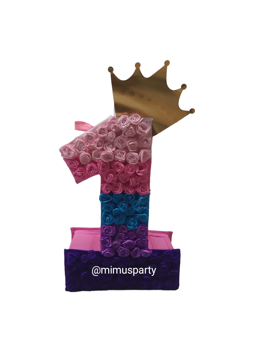 Flowers Number Piñata (Crown)