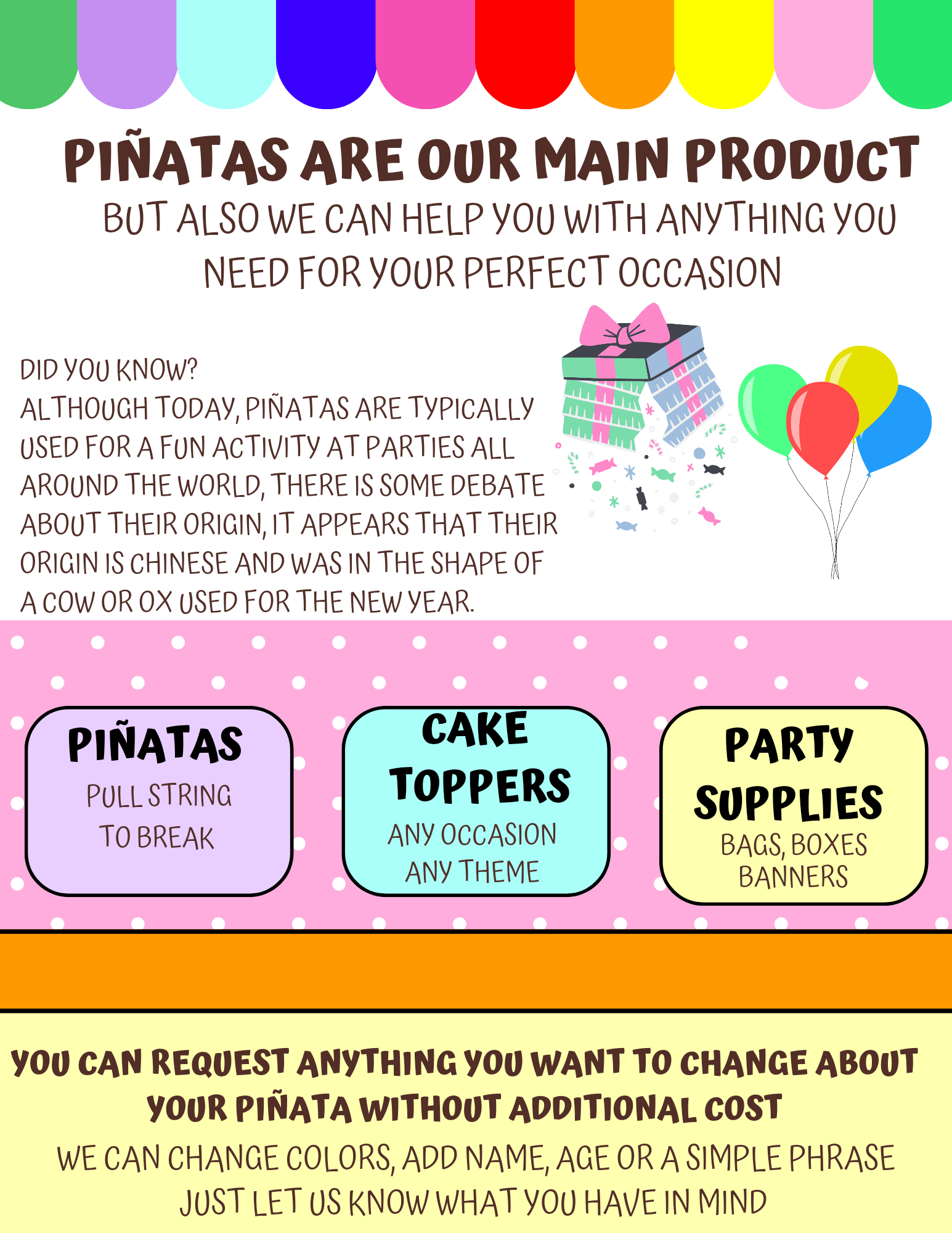 Cute Bear Girl Piñata