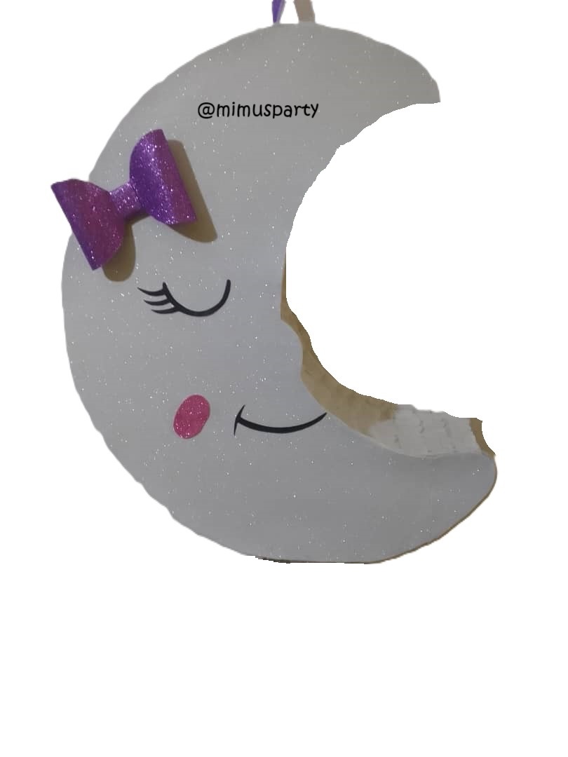 Moon-Shaped Piñata