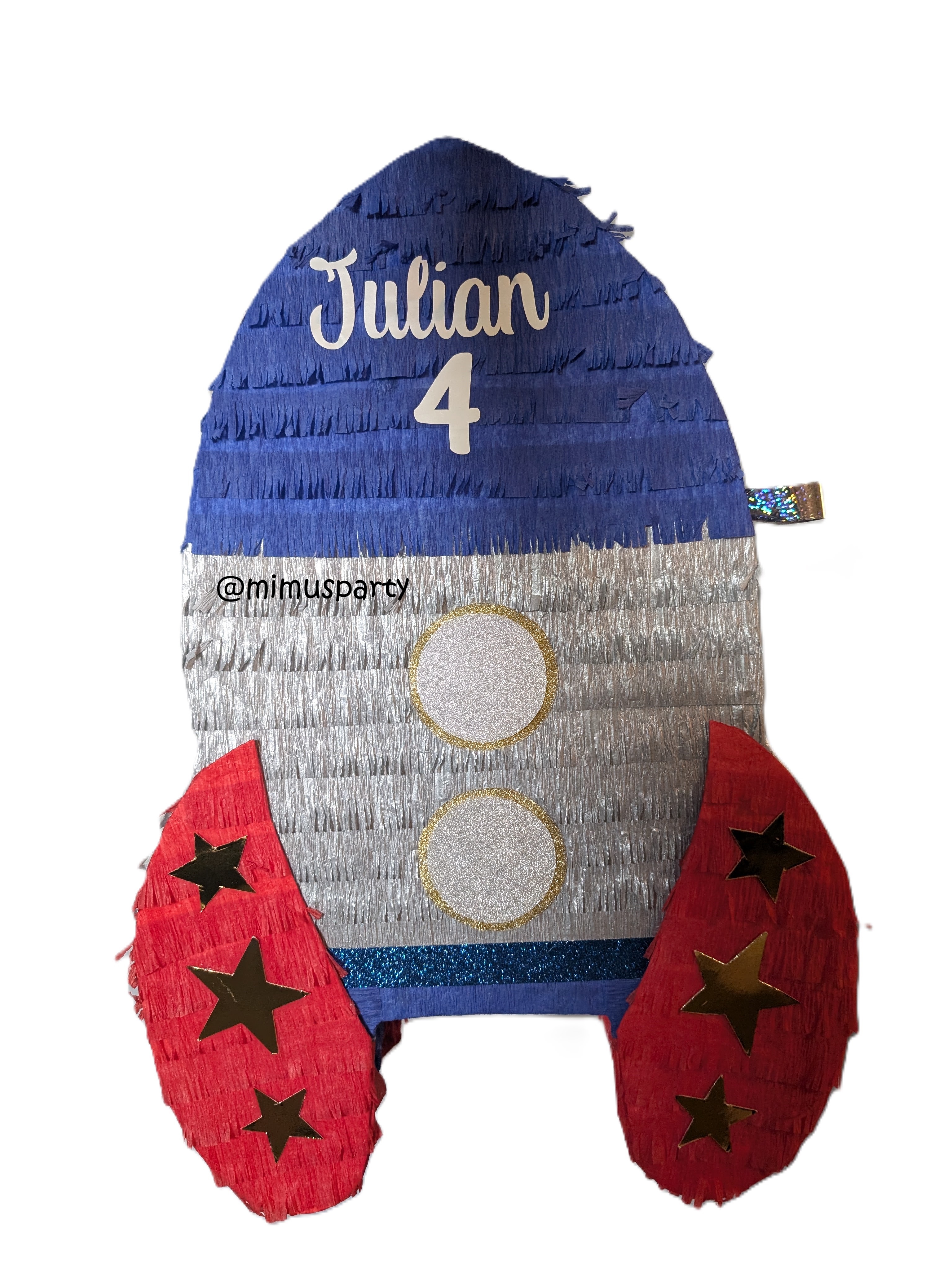 Rocket Ship Piñata